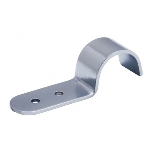 Крепление R-21 горизонтальное для панелей, хром, ZnAl, диаметр трубы 25 мм, длина 73 мм, высота 25 мм, толщина панели до 20 мм - 7460