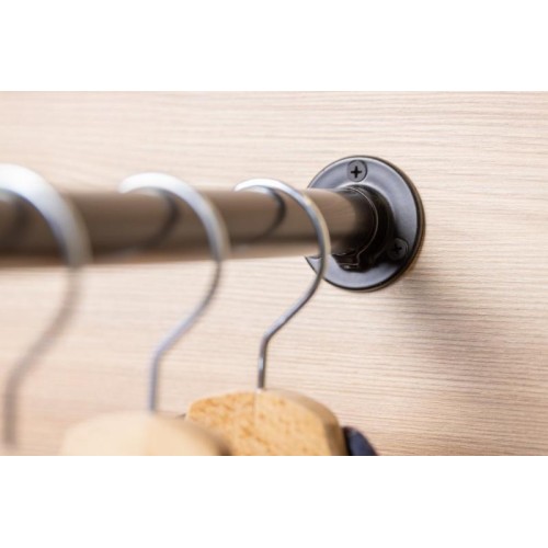 Торцевий фланець GTV для труби D-25 мм чорний R-11M/25, сталевий - 6786