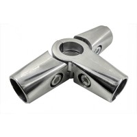 R-44/25 Т-образное соединение для трубы D-25 мм, хром, металл