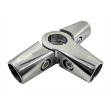 R-44/25 Т-подібне з'єднання для труби D-25 мм, хром, метал