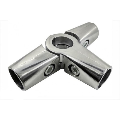 R-44/25 Т-подібне з'єднання для труби D-25 мм, хром, метал - 992