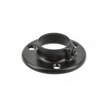 Торцевий фланець GTV для труби D-25 мм чорний R-11M/25, сталевий