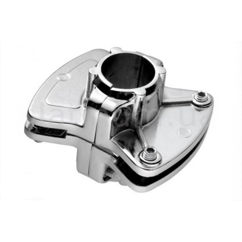 Кріплення R-62/25 двостороннє для труби D-25 мм хром - 348