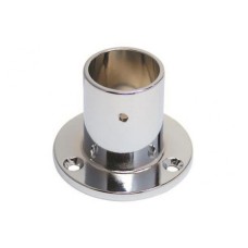 Фланець високий хромований для труби діаметром 25 мм, висота 42 мм, ДС