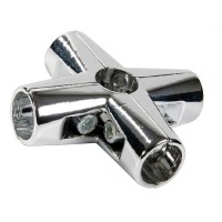 R-45/25 Хромоване хрестоподібне з'єднання для труби D-25 мм