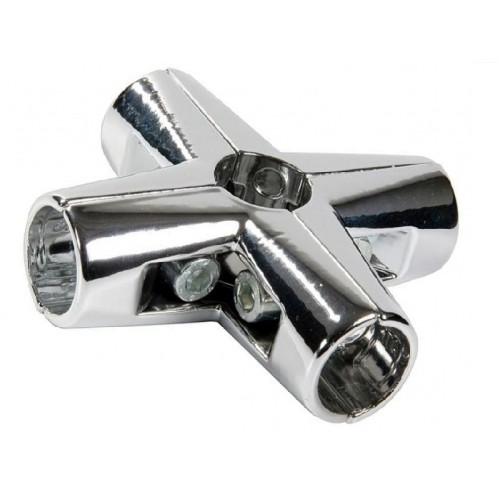 R-45/25 Хромоване хрестоподібне з'єднання для труби D-25 мм - 993