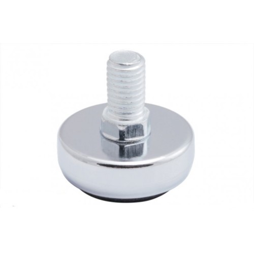 R-13M Ніжка металева з різьбленням для труби D-25 мм, висота 35 мм, діаметр 35 мм, хромована - 4311