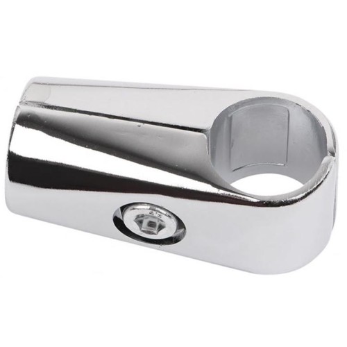 R-42M/25 Хромоване кінцеве з'єднання для труби D-25 мм, довжина 70 мм, метал - 344