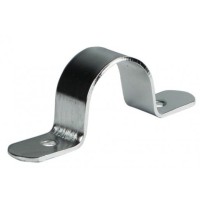 Кріплення R-60 для плит та панелей, хром, ZnAl, ширина 78 мм, висота 25 мм, діаметр труби 25 мм, товщина панелі до 15 мм