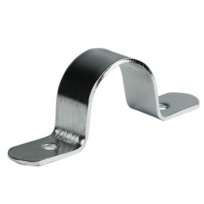 Кріплення R-60 для плит та панелей, хром, ZnAl, ширина 78 мм, висота 25 мм, діаметр труби 25 мм, товщина панелі до 15 мм