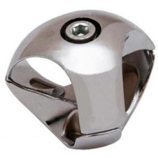 R-2DX/25 Потрійне праве кріплення для труби D-25 мм, хромоване, метал