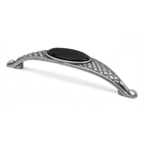 Ручка меблева скоба Virno Azure BLC A0 срібло 100/128 - 3293