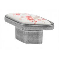 Ручка меблева кнопка Virno Azure WTC A21 срібло 102D