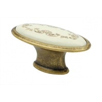 Ручка мебельная кнопка Virno Azure MLC A3 бронза 101E