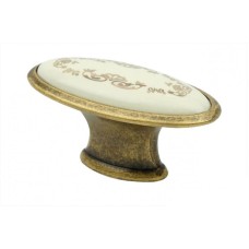 Ручка меблева кнопка Virno Azure MLC A3 бронза 101E