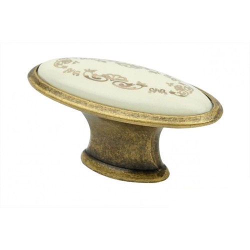 Ручка меблева кнопка Virno Azure MLC A3 бронза 101E-3320