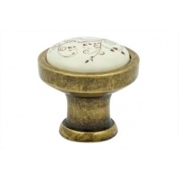 Ручка меблева кнопка Virno Azure MLC A11 бронза 103R