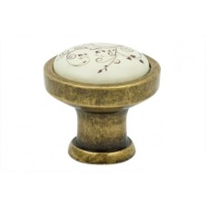 Ручка меблева кнопка Virno Azure MLC A11 бронза 103R