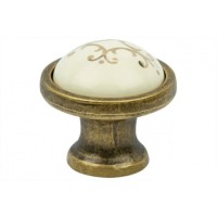 Ручка меблева кнопка Virno Azure MLC A18 бронза 100R