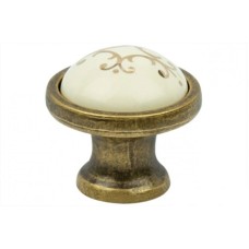 Ручка меблева кнопка Virno Azure MLC A18 бронза 100R