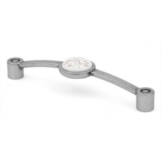 Ручка меблева скоба Virno Azure WTC A12 срібло 103/128