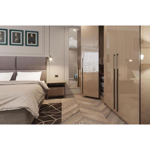 Ручка меблева VIRNO LINES чорний 406/192 - 11749