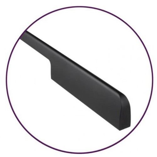 Ручка меблева VIRNO LINES чорний 406/1024 - 5253