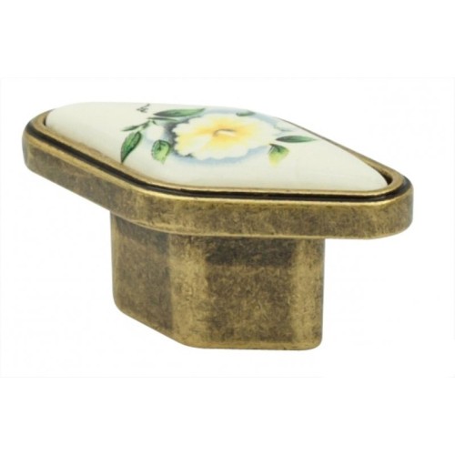 Ручка меблева кнопка Virno Azure MLC A20 бронза 102D-3324