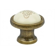 Ручка меблева кнопка Virno Azure MLC A16 бронза 100R