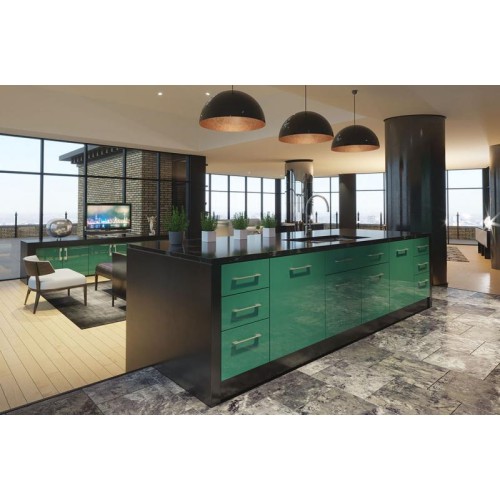 Ручка меблева VIRNO LINES нікель браш 406/320 - 11750