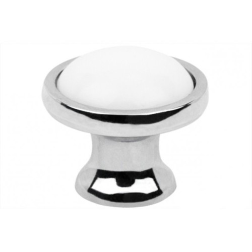 Ручка меблева кнопка Virno Azure WTC A0 хром 100R-3286