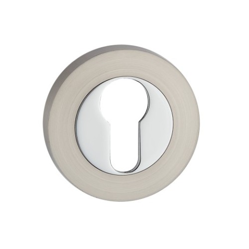 E3 SN / CP накладка под цилиндр мат.никель / пол.хром - E3 SN/CP