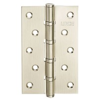 Петля для дверей h-120 SN 125х75х2.5мм универсальная матовый никель