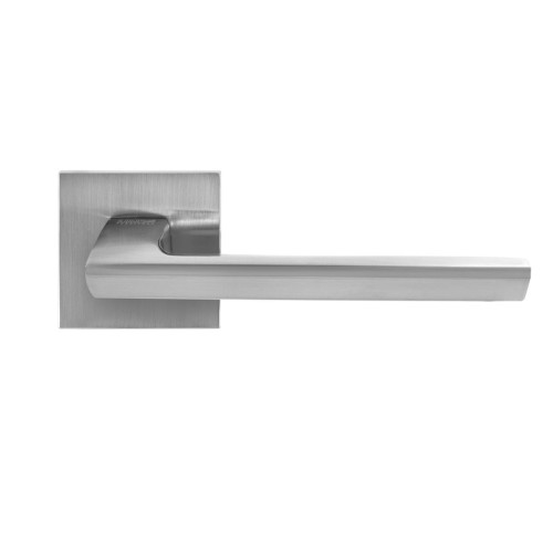 Ручка для дверей на розетке A-2021 MC матовый хром - A-2021 MC