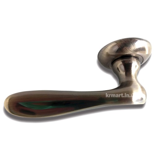 Z-1312 AB ручка для дверей на розетке старая бронза - Z-1312 AB