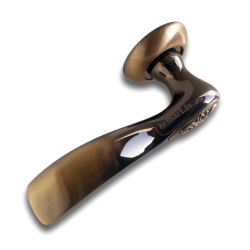 Z-1313 PCF ручка для дверей на розетке полиров бронза - Z-1313 PCF