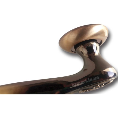 Z-1313 PCF ручка для дверей на розетке полиров бронза - Z-1313 PCF