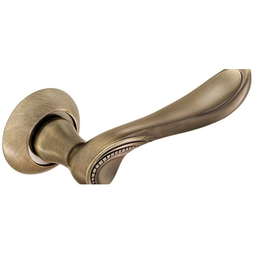 A-2009 AB ручка д/дверей на розетке, старая бронза - A-2009 AB