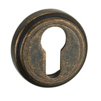 E6 AMAB накладка під циліндр антична матова стара бронза