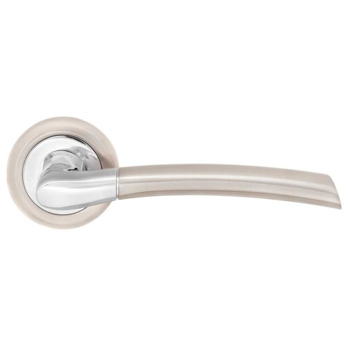 Z-1210 SN/CP ручка для дверей на розетці мат. нікель/пол.хром - z-1210-sncp