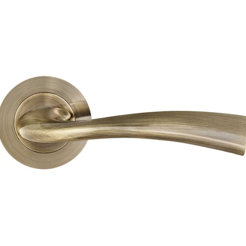 Z-1259 AB ручка для дверей на розетке старая бронза - Z-1259 AB