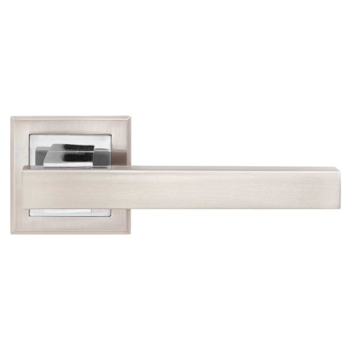 Z-1290 SN/CP ручка для дверей на розетці мат. нікель/пол.хром - z1290-sncp