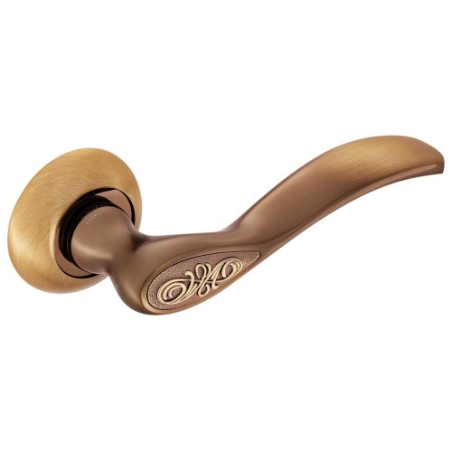 Z-1313 PCF ручка для дверей на розетке полиров бронза - Z-1313 PCF