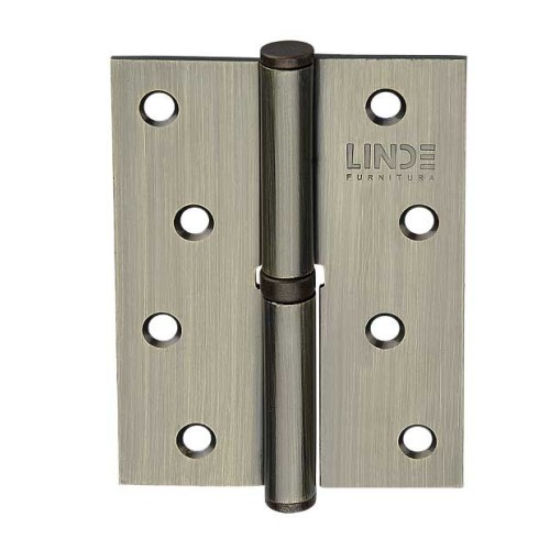 H-100 R AB петля 100х75х2.5мм знімна права стара бронза - h-100_r_ab