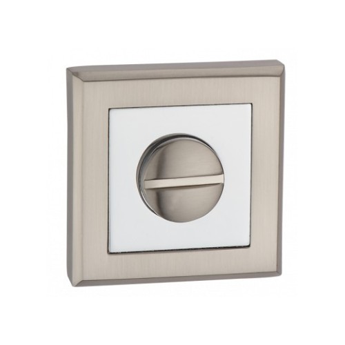 T7 SN/CP накладка на замок під WC матовий нікель/полірований хром - t7_sn-cp