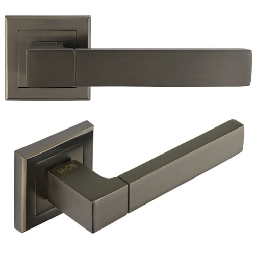 Ручка для дверей на розетке А-2004 в цвете MА матовый антрацит - A-2004 MA