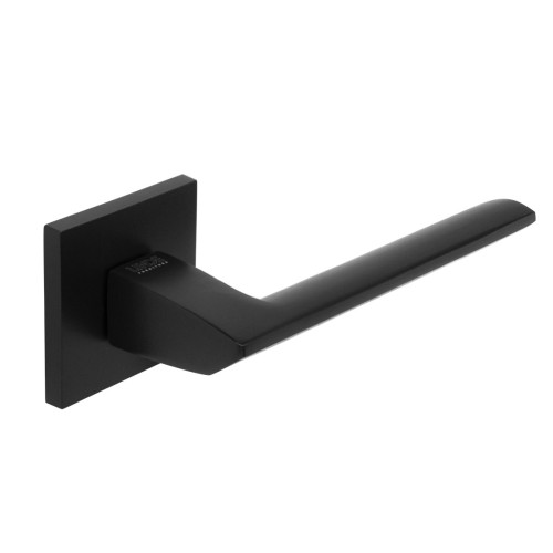 Ручка для дверей на розетці A-2021 BLACK чорна - A-2021 BLACK