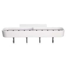 Мильниця клейка подвійна з гачками BP-11 пластикова біла