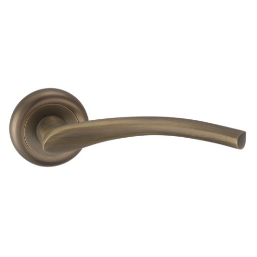 A-2005 MAB ручка д/дверей на розетці, матова антична бронза - a-2005-mab