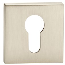 Накладка на замок під циліндр Е20 у кольорі матовий нікель